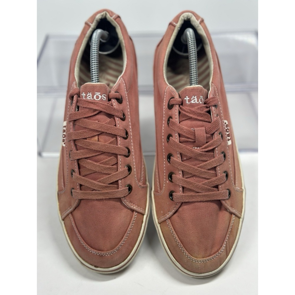 Taos Womens Moc Star Terracotta Canvas Casual Sneaker Size 8.5 MST-13482A - Picture 4 of 12